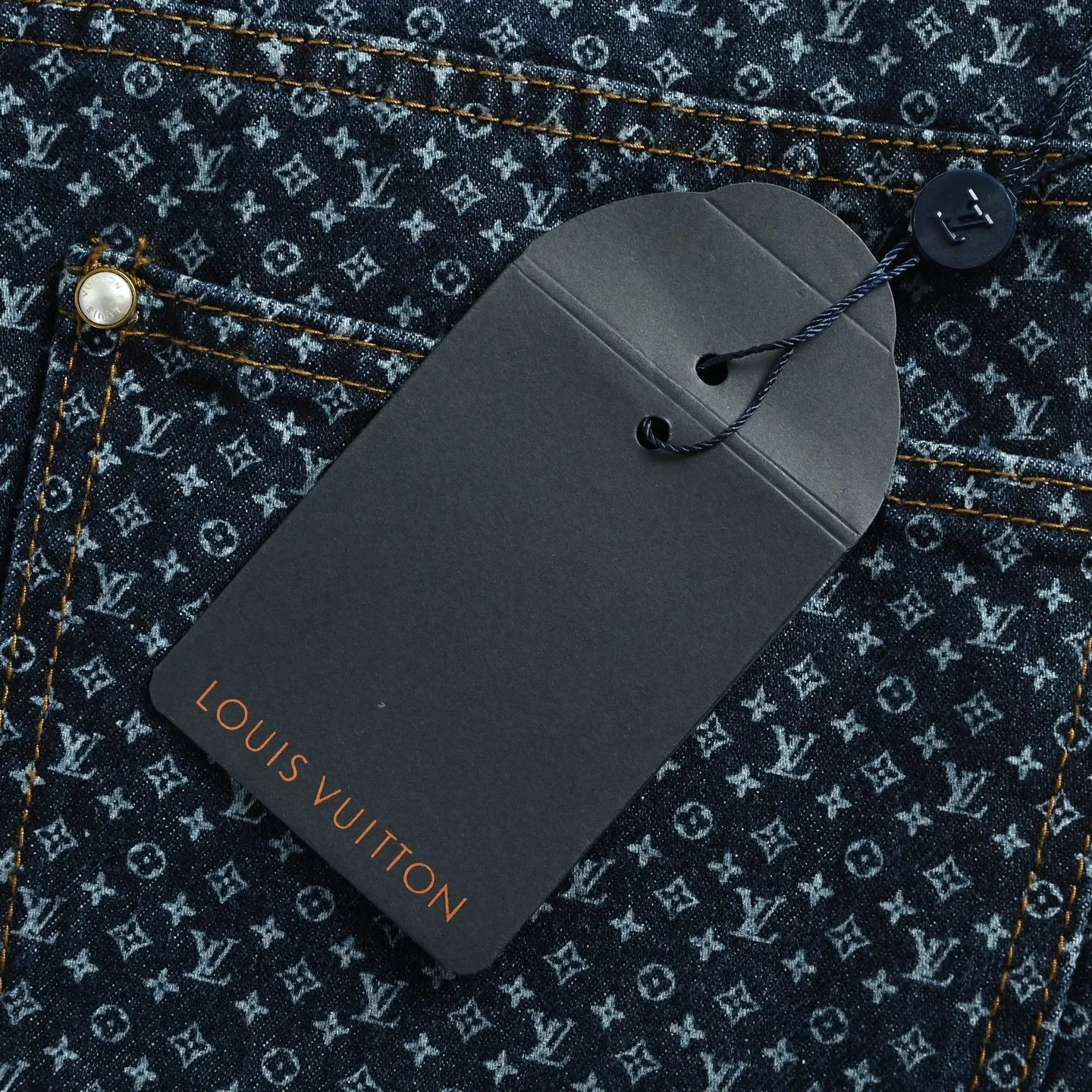 Louis Vuitton/Louis Vuitton all-over printed presbyopic jeans